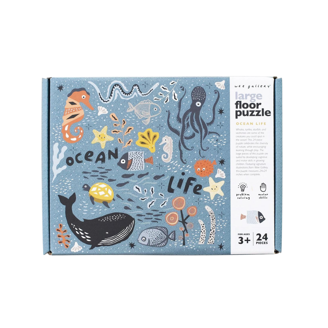 24-piece Ocean Life Floor Puzzle