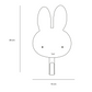 Wild & Soft Handmade Small Head Coat Hook - Miffy The Rabbit