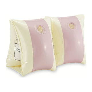 Inflatable armbands for kids in soft matte colour, Petites Pommes Alex Swim Armbands French Rose, stylish Danish swim aids for pool confidence