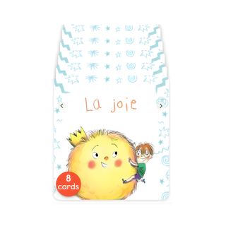 Ma petite bibliothèque des Émotions set of 8 French Yoto audio cards about feelings and emotions for ages 3 to 7