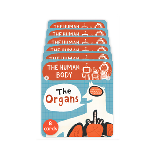 BrainBots The Human Body set of 8 educational Yoto audio cards for children aged 5 to 8
