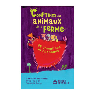 Screen-free French-language audio card for kids with stories and sound effects, Yoto Comptines des animaux de la ferme for Yoto Player and Yoto Mini, quiet time and travel listening, ages 3 plus