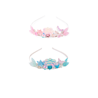 Girls' ocean-themed jewelled headband with rhinestone and bead embellishments, Great Pretenders boutique hair accessory for children, two styles