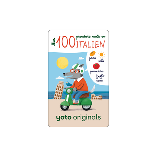 Mes 100 premiers mots en Italien Yoto Card