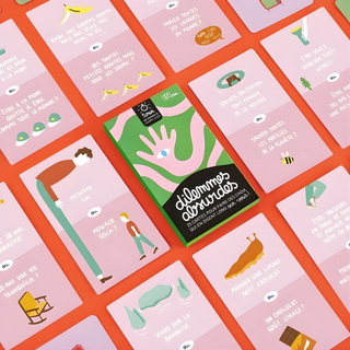 Carte da gioco "Preferiresti?" con dilemmi assurdi in francese, "Dilemmes Absurdes" di Minus Éditions: un gioco divertente per intrattenere i bambini francofoni durante i viaggi in auto e le vacanze