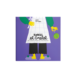 French storytelling book Hansel and Gretel 52 pages with illustrated prompts, Minus Éditions Conte pour se Raconter interactive fairy tale, French literacy gift for francophone families, ages 4 plus