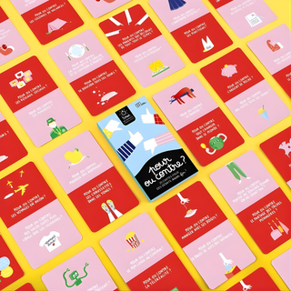 Schede di gioco per il dibattito con argomenti pro e contro in francese, attività di ragionamento «Pour ou Contre» di Minus Éditions, per aiutare i bambini delle famiglie francofone a parlare il francese con sicurezza