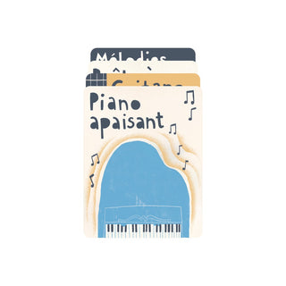 Screen-free French-language audio card for kids with songs to sing along to, Yoto Musique pour s'endormir for Yoto Player and Yoto Mini, quiet time and travel listening, ages 3 plus