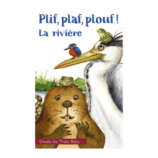 Screen-free audio card for kids with stories and sound effects, Yoto Plif, plaf, plouf ! La rivière for Yoto Player and Yoto Mini, quiet time and travel listening, ages 3 plus