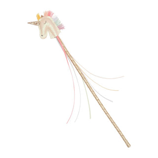 Sparkly play wand for kids, Rockahula Kids Rainbow Unicorn Wand, magical finishing touch for dressing up and parties, ages 3 plus