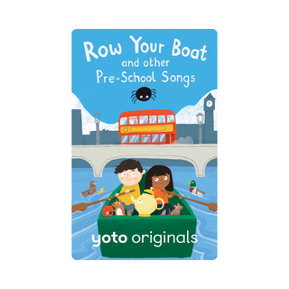 Row Your Boat and pre-school nursery rhymes Yoto audio card for babies and toddlers aged 0 to 4