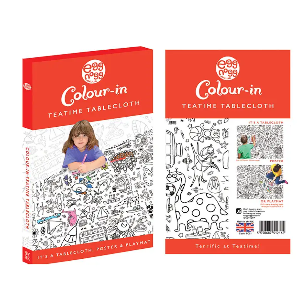 Colour-in Tea Time Giant Poster