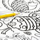 Colour-in Tea Time Giant Poster