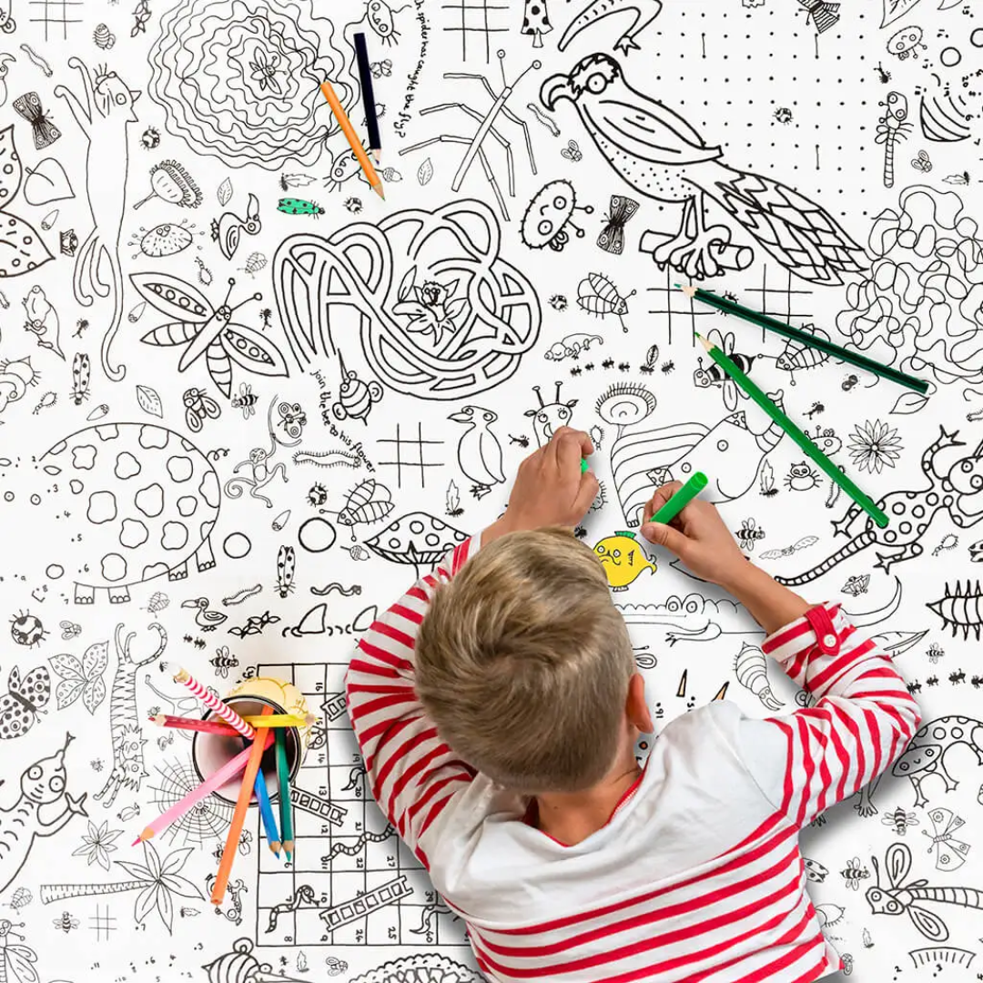 Colour-in Puzzle-Time Giant Poster