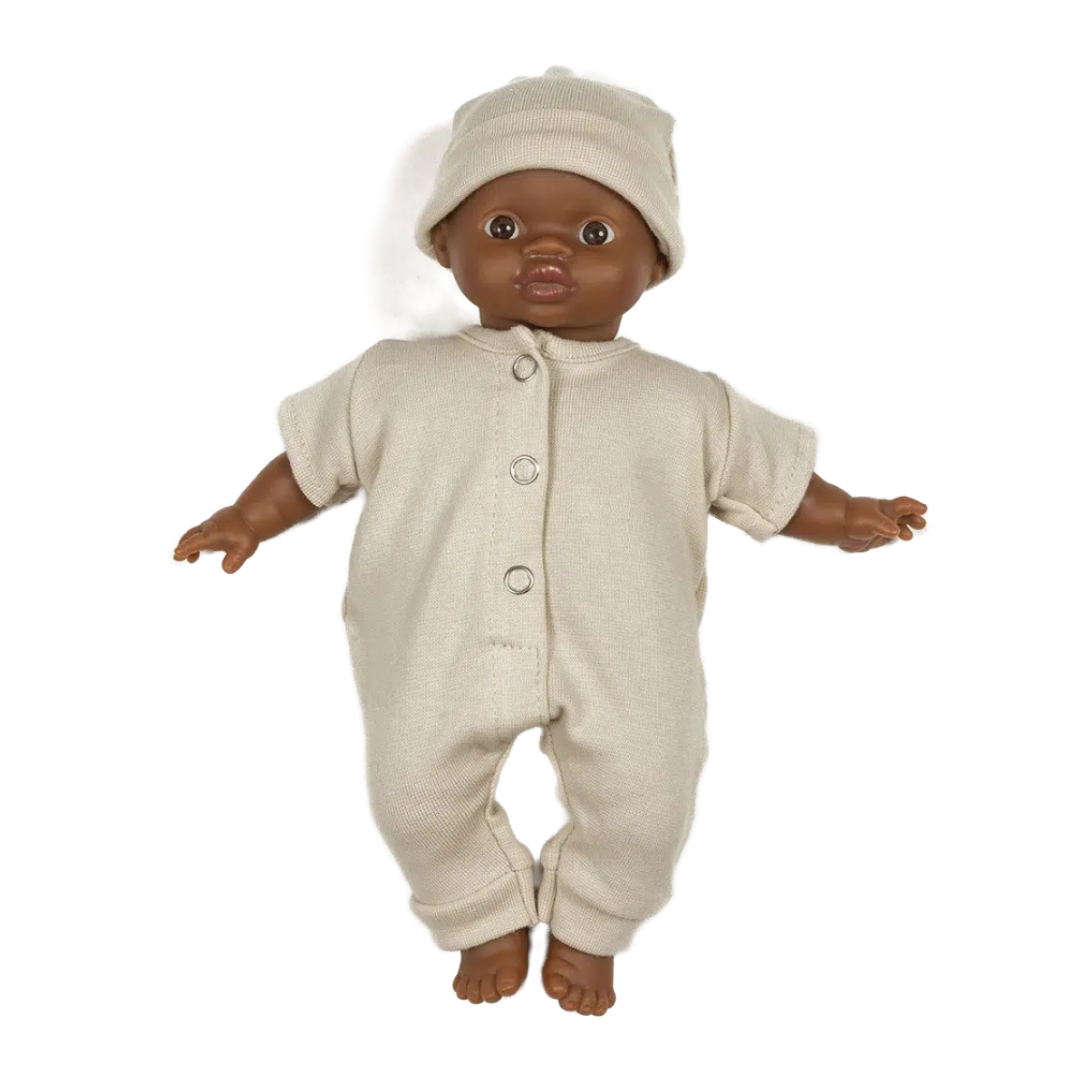 Cotton Jumpsuit and Assorted Hat