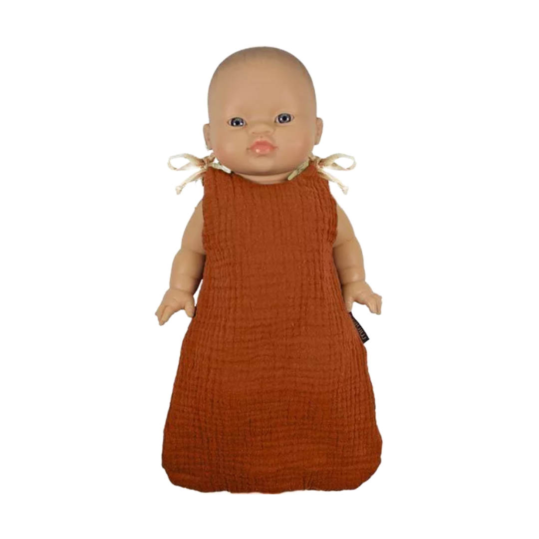 Sleeping Bag for Doll in Double Gaze Cotton