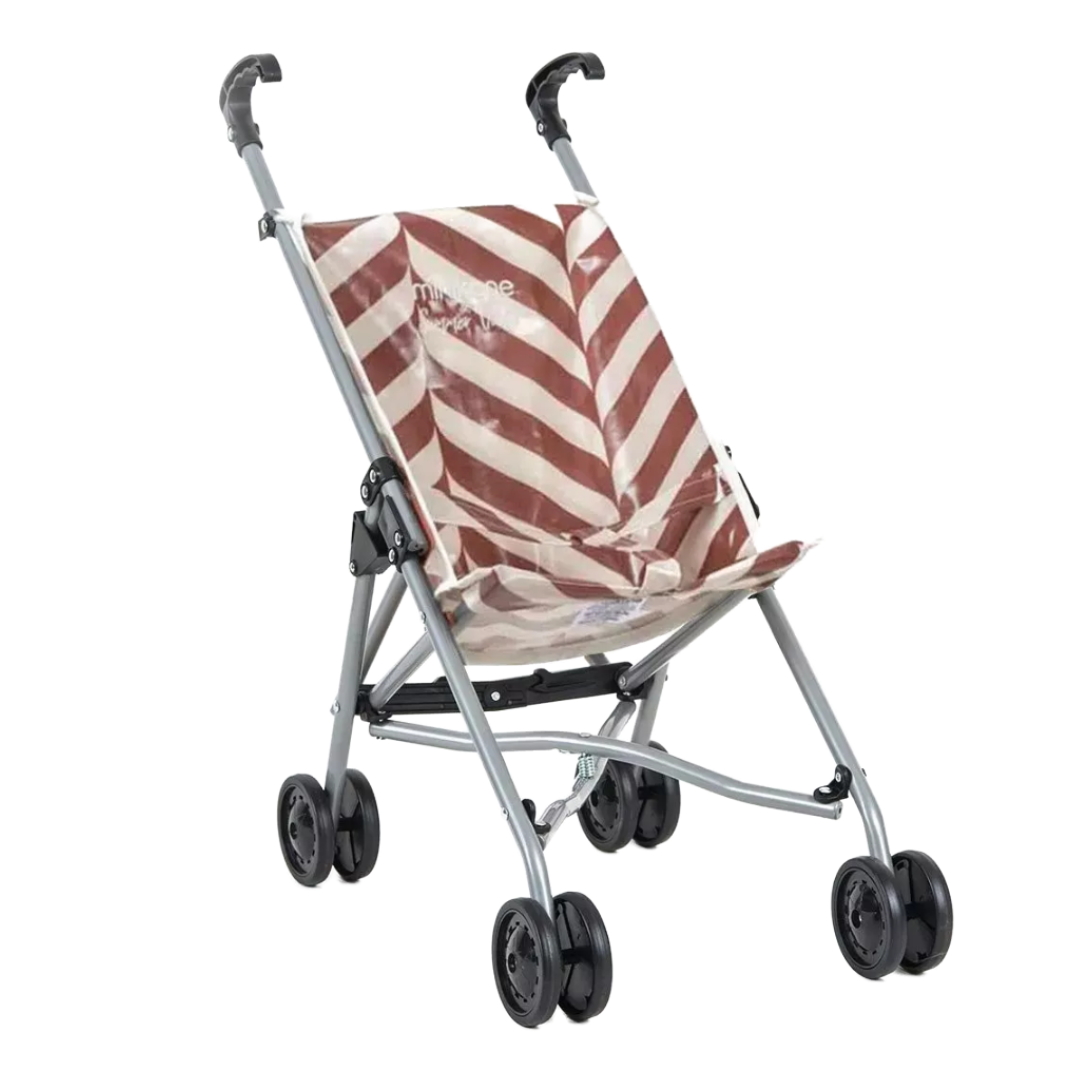 Toy Pram Stripes Blush