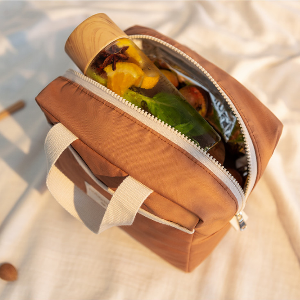 Sunshine Insulated Lunch Bag Cinnamon