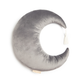 Pierrot Moon Velvet Cushion Slate Grey