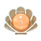 Translucent Orange Big Bouncy Ball