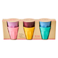 Small Melamine Cup 6 pieces Giftbox - Dance Out Colors
