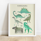 Dinosaur Print - A3