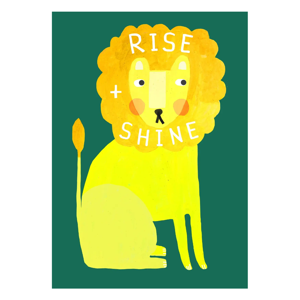 Rise Lion Print - A3