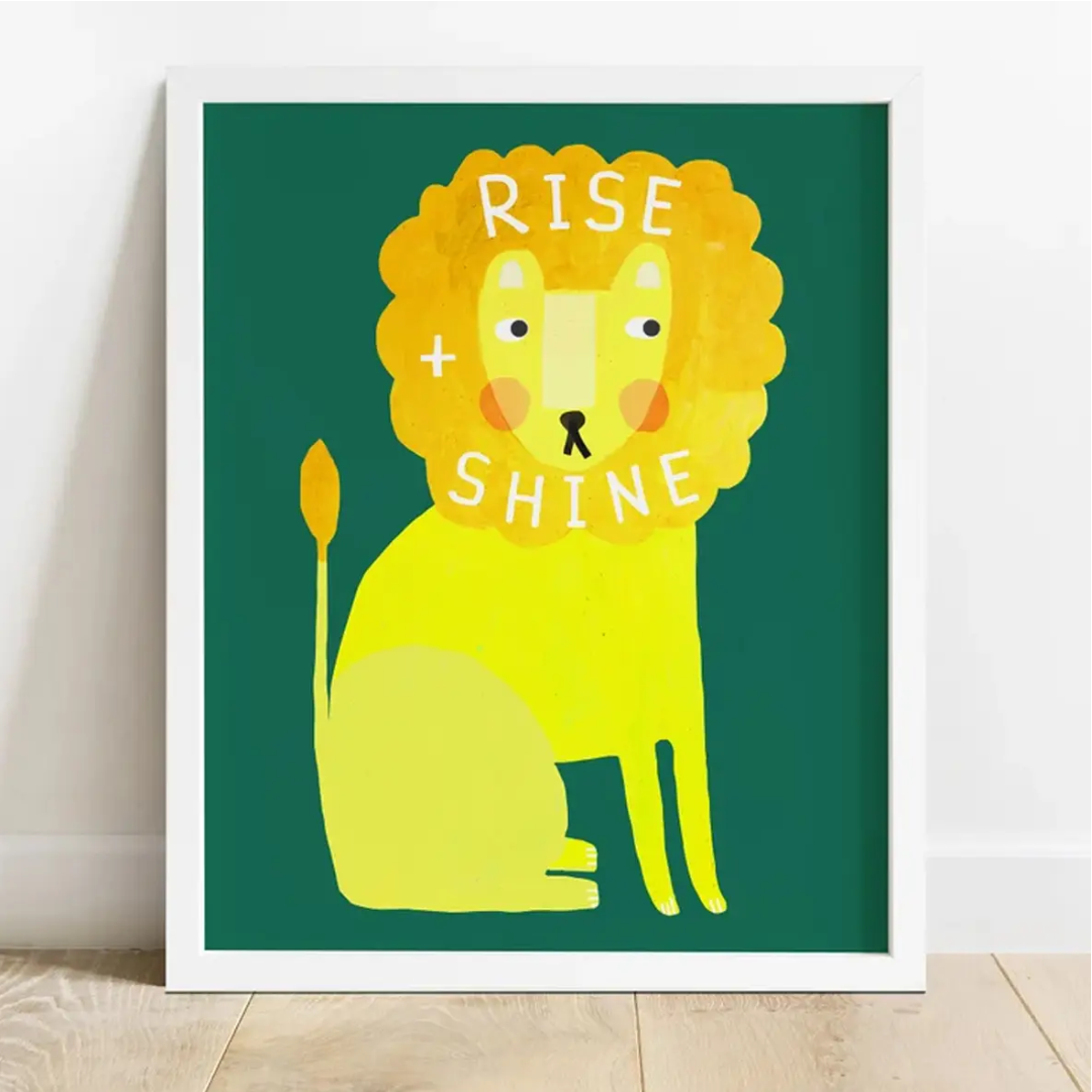 Rise Lion Print - A3