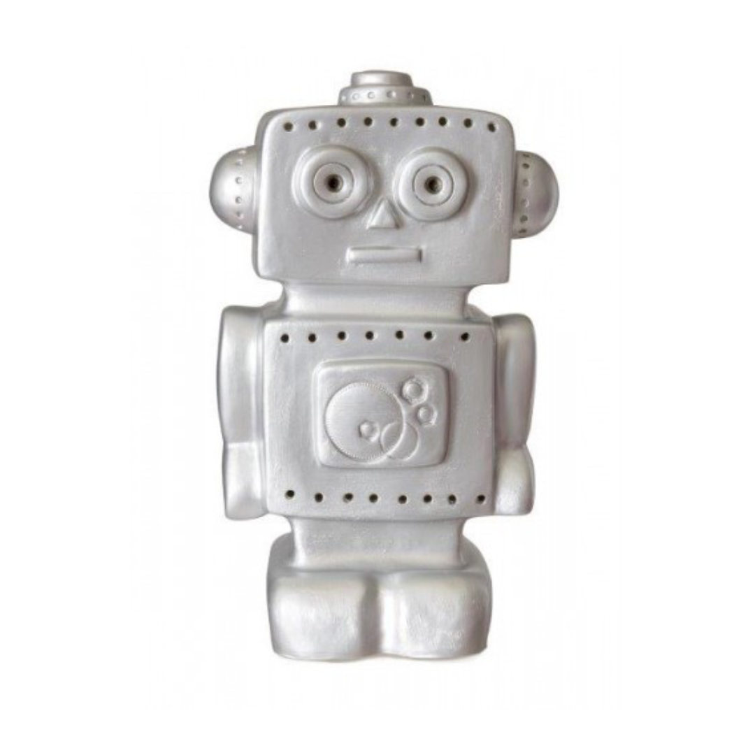 Robot Lamp Silver