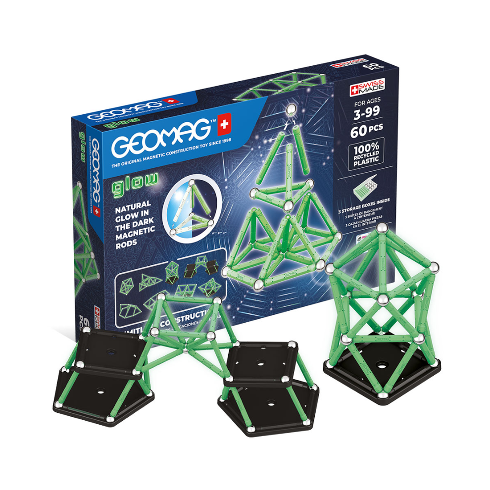Geomag Classic Glow Recycled 60 pieces
