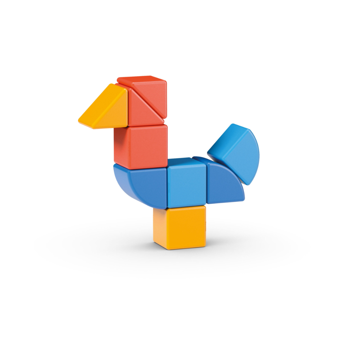 Magicube Shapes Recycled Animals