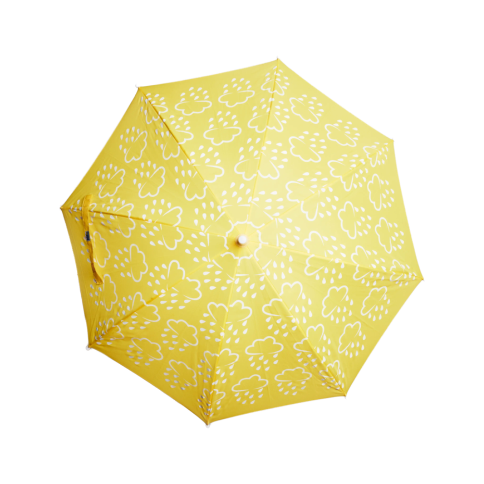 Colour-Revealing Kids Umbrella in Yellow