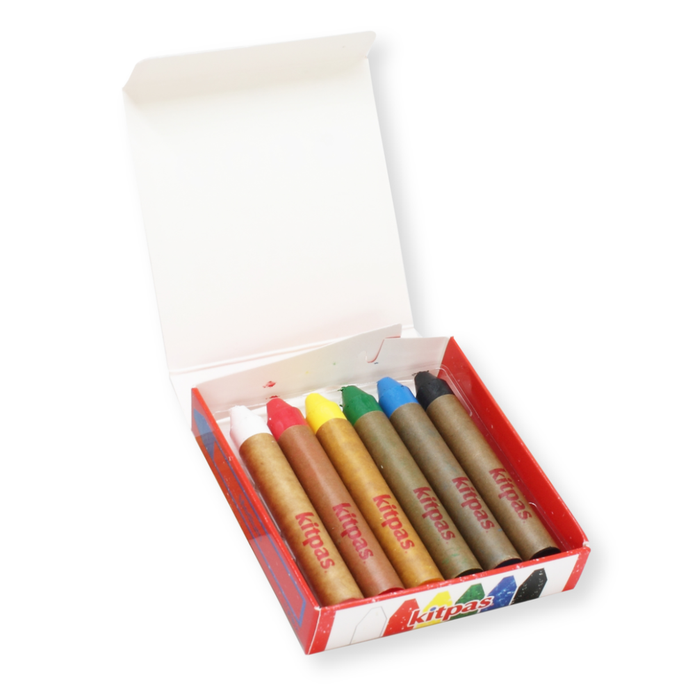 Crayons Medium, 6 colours