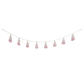 Pom Pom Garland Tie-Dye Pink