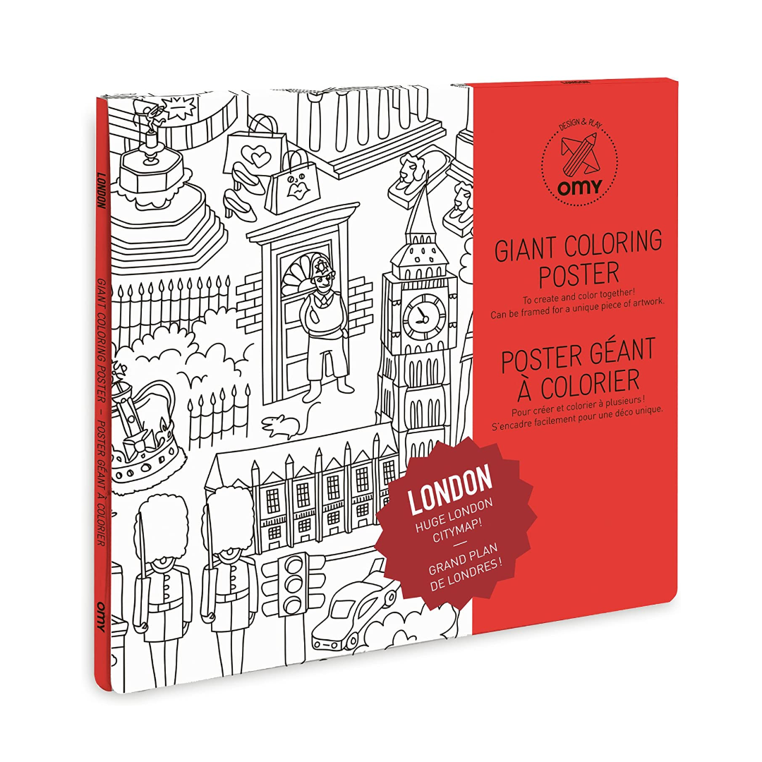 Giant Colouring Poster London