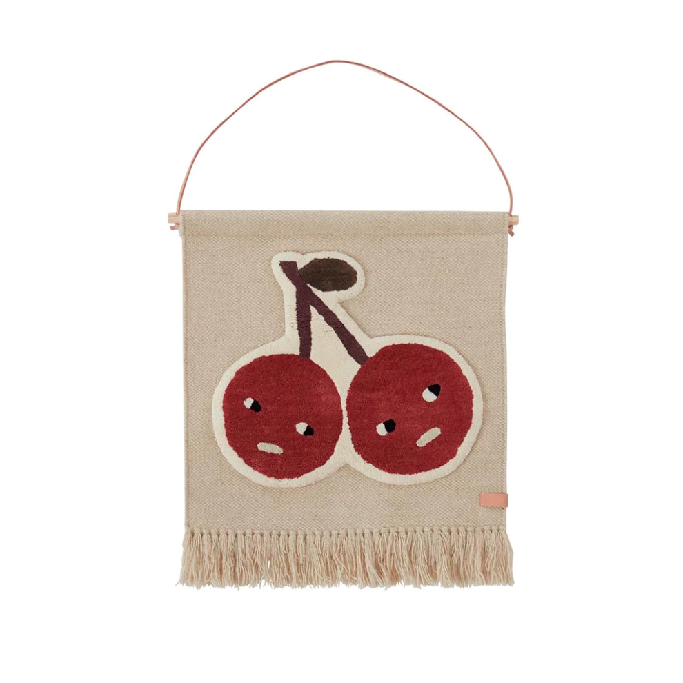 Cherry On Top Wall Rug Red