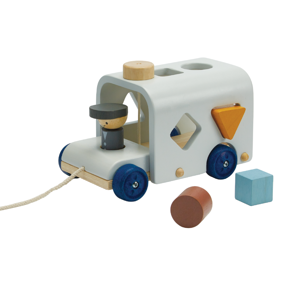 Push Along and Sorting Bus Toy