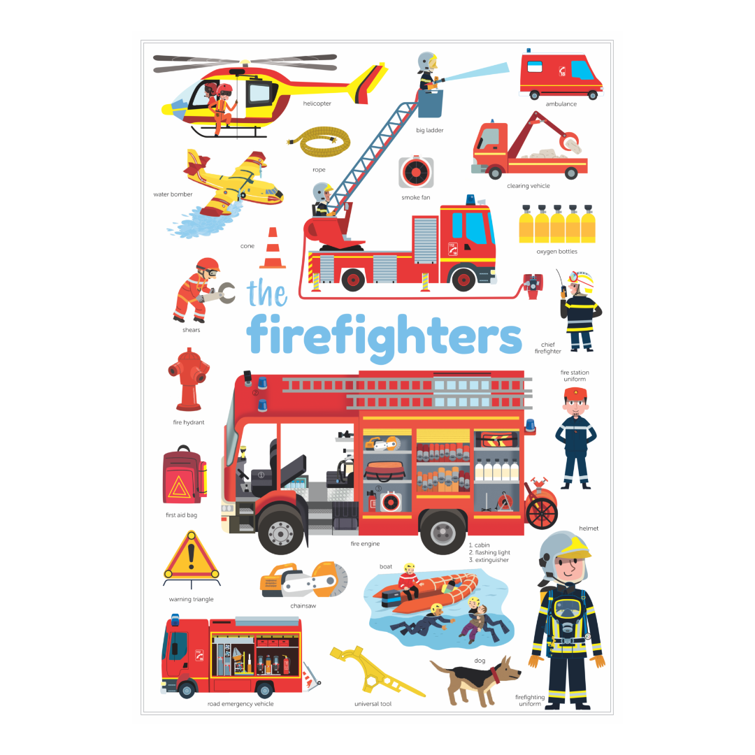 Mini Discovery Poster Firemen